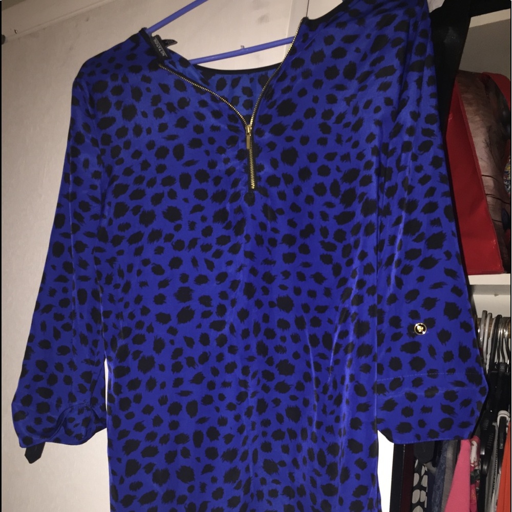 Notations leopard print shirt